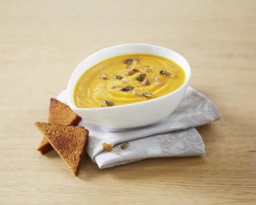 Velouté de courge & marrons et son pain d’épice Velouté de courge & marrons et son pain d’épice