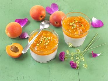 Panna Cotta coco abricot Panna Cotta coco abricot
